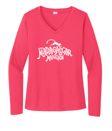 Madagascar Marathon- Women's Long Sleeve UPF 50 Performance Tee (LST353LS)