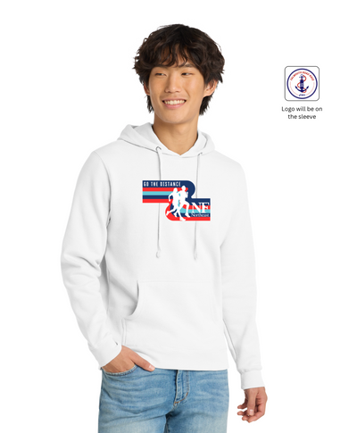 Sudadera con capucha y logo Nike Club Fleece Sleeve del equipo Bishop Fenwick XC (NKDR1499)