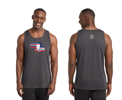 Impact Running Club - Camiseta de tirantes para competición masculina (ST356)