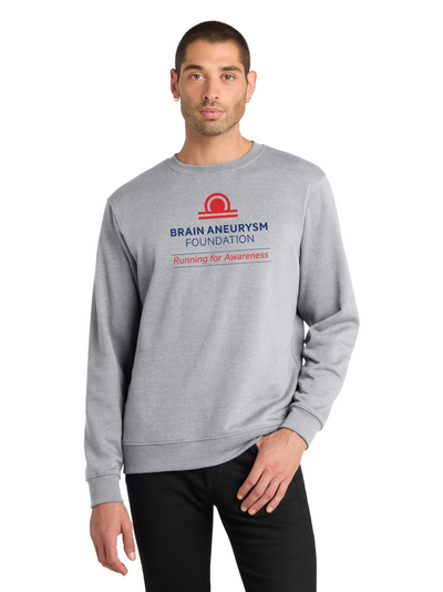 Fundación para el Aneurisma Cerebral (FRR) - Sudadera unisex de cuello redondo de polar (DT6104)