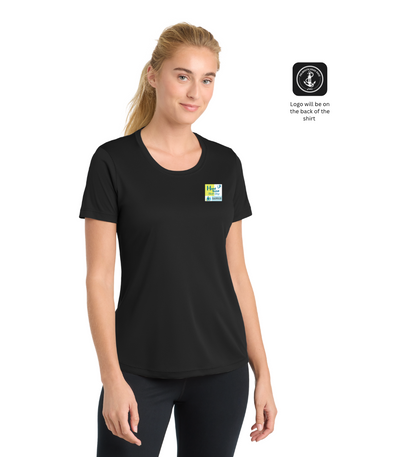 Camiseta de rendimiento para mujer de la Fundación para el Aneurisma Cerebral (FRR) (LST350)