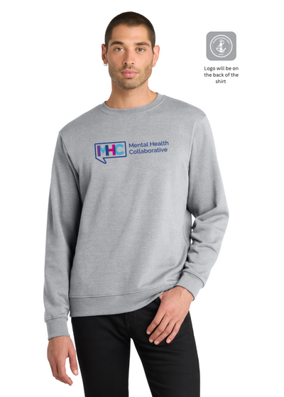 Fundación para el Aneurisma Cerebral (FRR) - Sudadera unisex de cuello redondo de polar (DT6104)