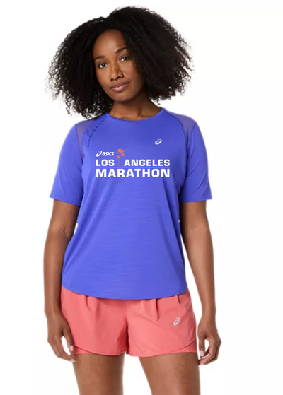 2027 ASICS Los Angeles Marathon-ASICS Women's Road SS Top Cobalt Burst (2012D371) (LA27-05)