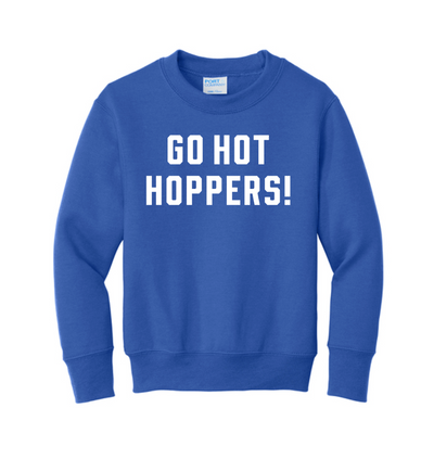 OPR Hot Hoppers - Youth Core Fleece Crewneck Sweatshirt (PC90Y)