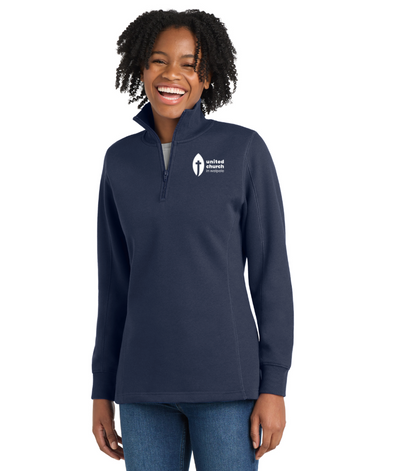 United Church Walpole - Women's 1/4-Zip Sweatshirt (LST253)