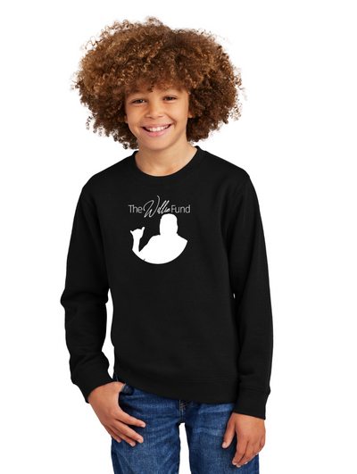 The Willie Fund - Youth Fleece Crewneck Sweatshirt (DT6104Y)