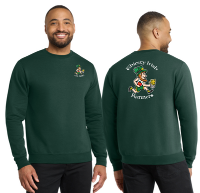 Thirsty Irish Runners - Unisex Core Fleece Crewneck Sweatshirt (PC78)