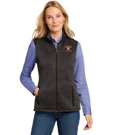 Hingham Youth XC & TF- Women's Sweater Fleece Vest (L236)