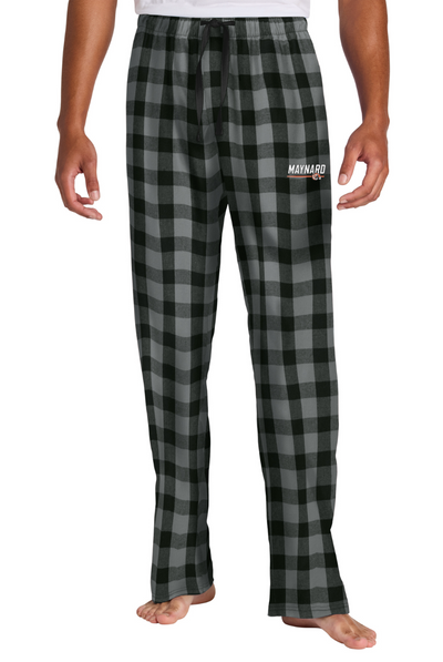 Medfield Swim & Dive - Pantalón de franela a cuadros unisex para adultos (DT1800)