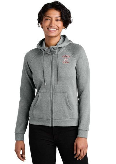 Howard School - Women’s Organic CVC Fleece Full-Zip Hoodie (AL5003)