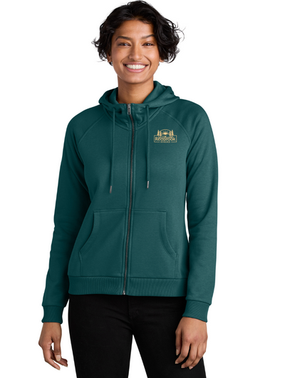 Redbrook Hikers - Women’s Organic CVC Fleece Full-Zip Hoodie (AL5003)