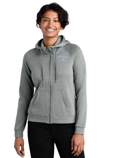 Medfield Track & Field- Women’s Organic CVC Fleece Full-Zip Hoodie (AL5003)