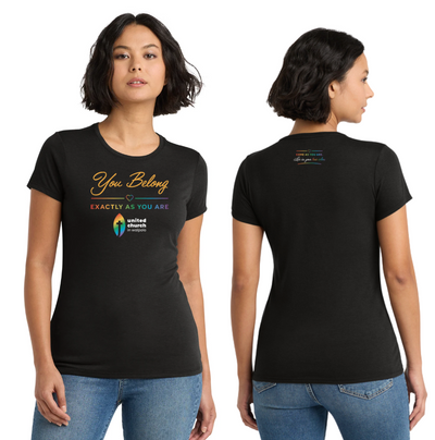United Church Walpole - TRUE COLORS- Women’s Perfect Tri-Blend Tee (DM130L)