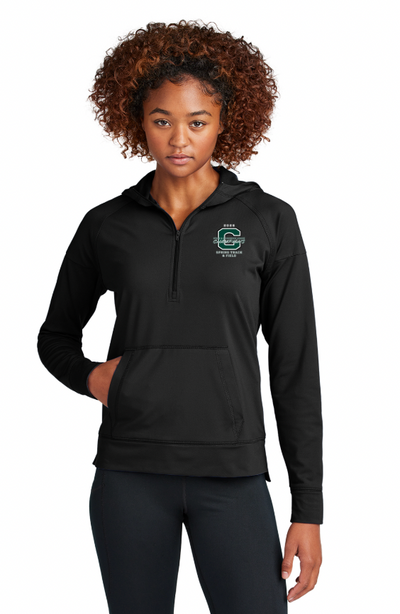 Canton Track & Field- CHAMPS-Women's Sport-Wick® Stretch 1/2-Zip Hoodie (LST856)