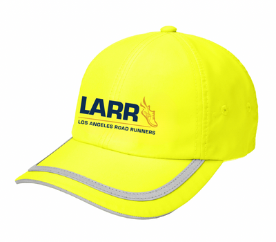 Los Angeles Road Runners - Gorra de seguridad amarilla de visibilidad mejorada (C836) (LARR-10)