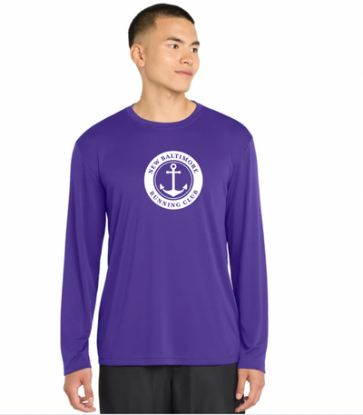 New Baltimore Run Club- Men's Performance Long Sleeve Tee (ST350LS)