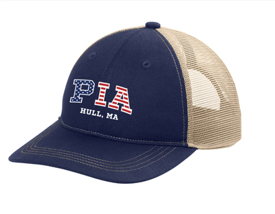 Pemberton Improvement Association-Unstructured Snapback Trucker Cap (C409)