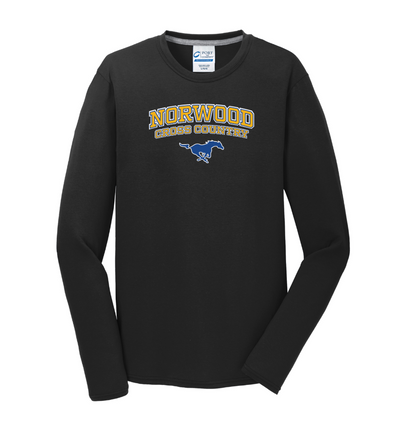 Norwood Cross Country - Mens Long Sleeve Performance Blend Tee (PC381LS)