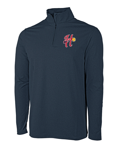 Walpole Softball - Men's Heathered Eco-logic Stretch 1/4 Zip (9468)