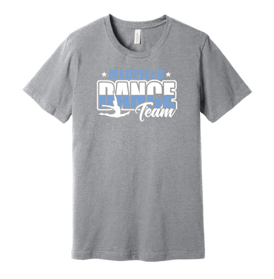 Camiseta unisex de danza de la escuela secundaria Medfield (3001CVC)