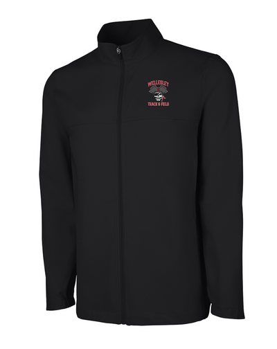 Parkway Running Club - Chaqueta elástica con cremallera completa Lexington para hombre de Charles River (9614)