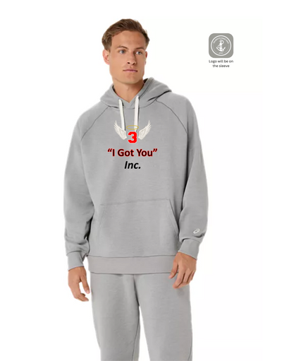 Visiting Dental Hygiene, Inc. FRR - Sudadera con capucha unisex de forro polar ASICS, gris jaspeado (2031F470)
