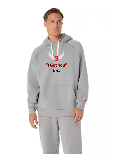 Visiting Dental Hygiene, Inc. FRR - Sudadera con capucha unisex de forro polar ASICS, gris jaspeado (2031F470)
