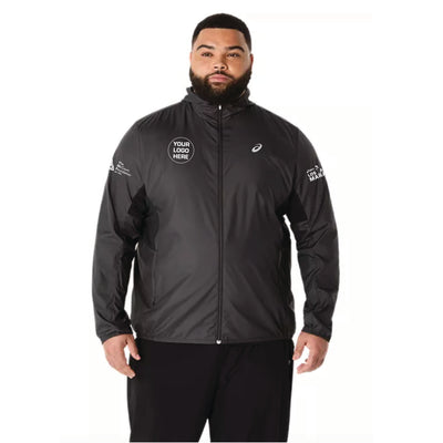 2027 ASICS LA Marathon Run Clubs & Sponsors - ASICS Men's Silver Jacket Black (2011D235)