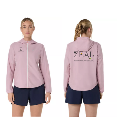 Zeal Studio - Chaqueta ASICS Silver Morganite para mujer (2012D148)
