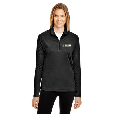 Angle Tree Trotters - Ladies' Performance Quarter-Zip (LST357)