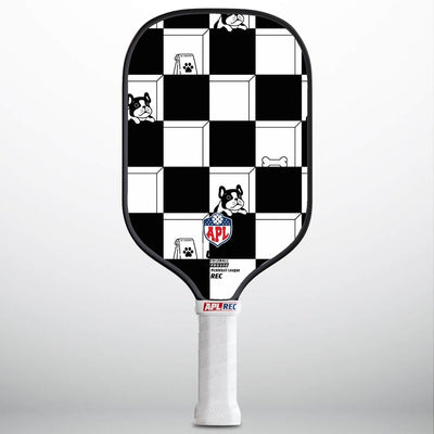 APL - Black White Patterns | 16mm Carbon Fiber | Best Pickleball Paddles | American Pickleball League