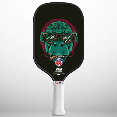 APL - Skull Glasses Pickleball Paddle | 16mm Carbon Fiber | Best Pickleball Paddles | American Pickleball League