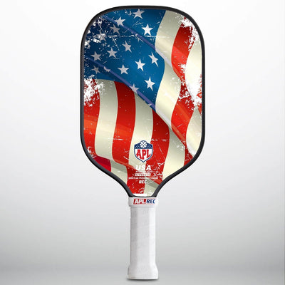 APL - US Flag Pickleball Paddle | 16mm Carbon Fiber | Best Pickleball Paddles | American Pickleball League