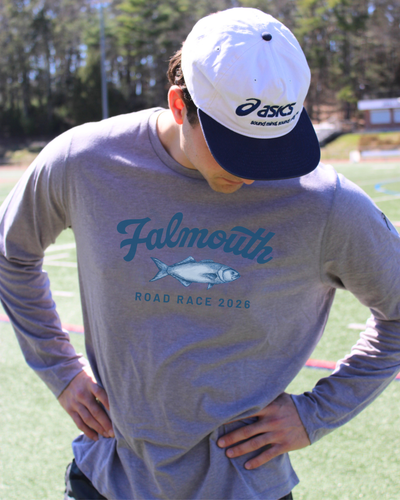 ASICS Falmouth Road Race 2026 - ASICS Mens PR Long Sleeve Triblend Tee (2011D378) (FRR26-15)