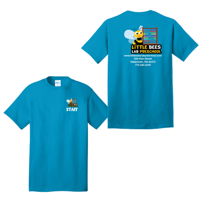 Little Bees Lab Preescolar - Camiseta de algodón Core para adultos (PC54)