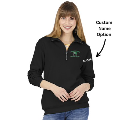 Sudadera unisex con cremallera de un cuarto Crosswind de Westwood Cross Country (9359)