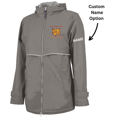 Chaqueta impermeable para mujer de Weymouth Cross Country New Englanders (5099)