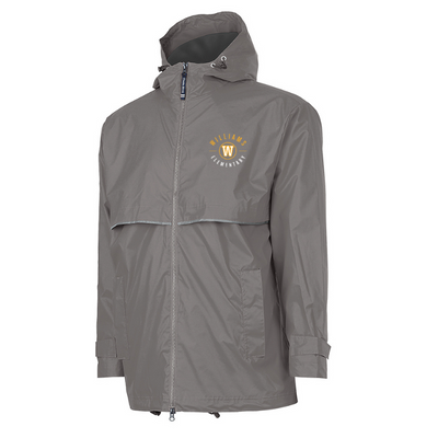 Escuela Primaria Williams - Chaqueta impermeable New Englander para hombre (9199)