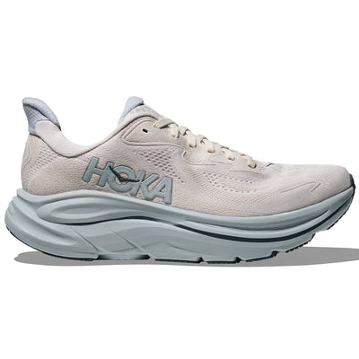 HOKA Women's Clifton 10 - GROUT / MINERAL BLUE (Wide)