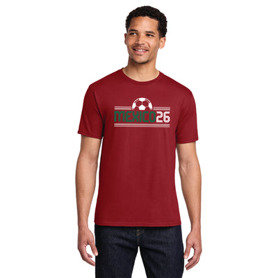 World Soccer 2026 - Mexico Soccer Adult Unisex Tee (PC450)