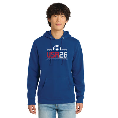 World Soccer 2026 - USA Soccer Unisex Fleece Hoodie (DT6100)