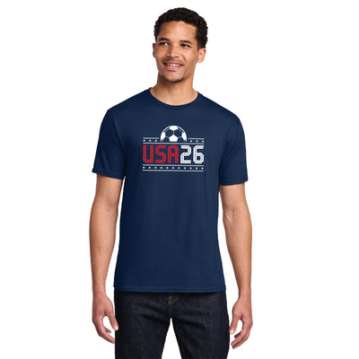World Soccer 2026 - USA Soccer Adult Unisex Tee (PC450)