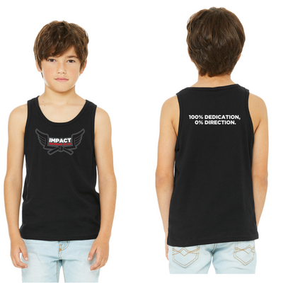 Camiseta sin mangas unisex para jóvenes Impact Running Club (3480Y)