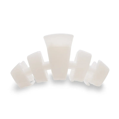 Pinza para el pelo clásica Teleties - Grande - Blanco coco