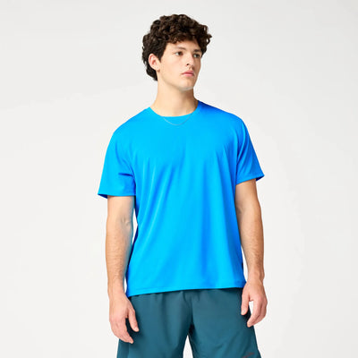 Brooks Dash Short Sleeve - Cyber Blue MEN - (211581-446)