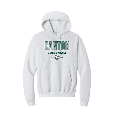 Canton Volleyball- Unisex Fleece Pullover Hooded Sweatshirt (PC78H)