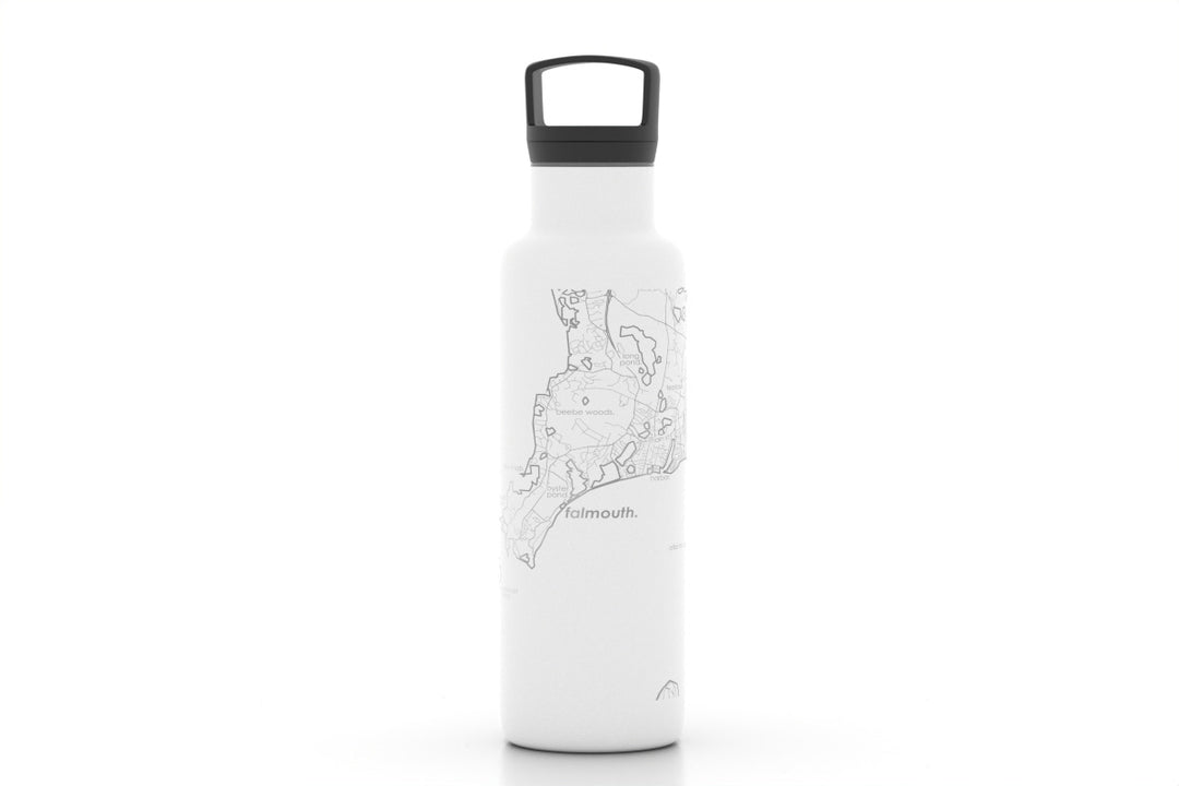 Well Told "Falmouth Map" 21 oz.Insulated Bottle (50093)
