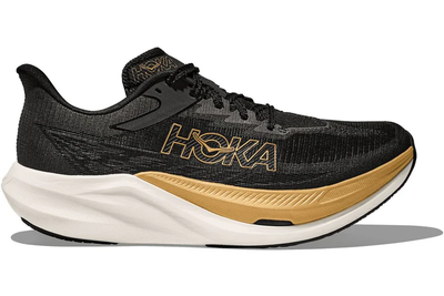 HOKA Unisex Rocket X 3 - BLACK / GOLD