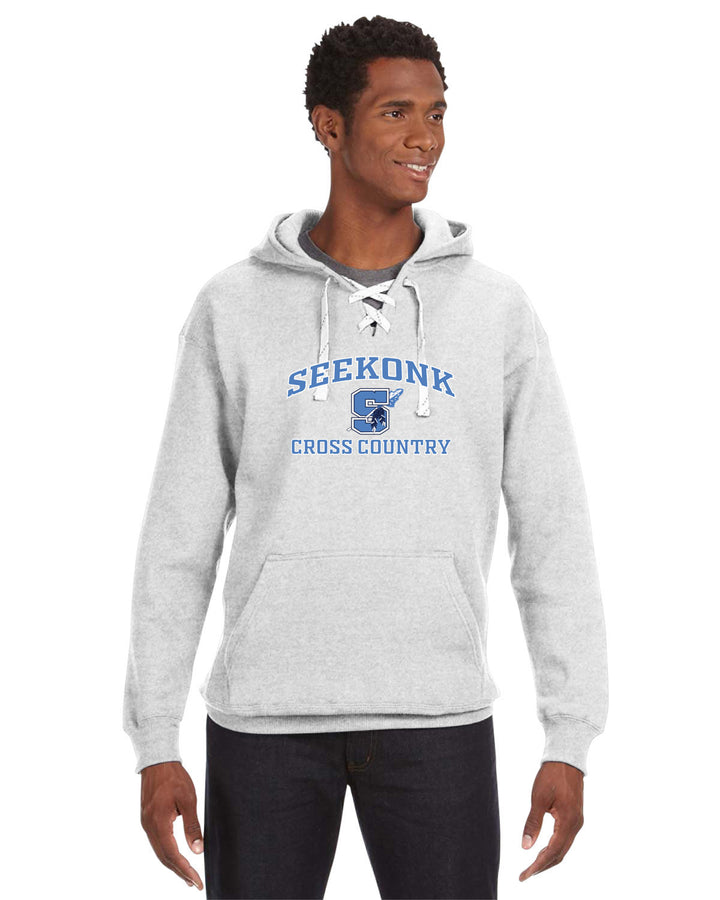 Seekonk Cross Country Sport Lace Hooded Sweatshirt (JA8830)