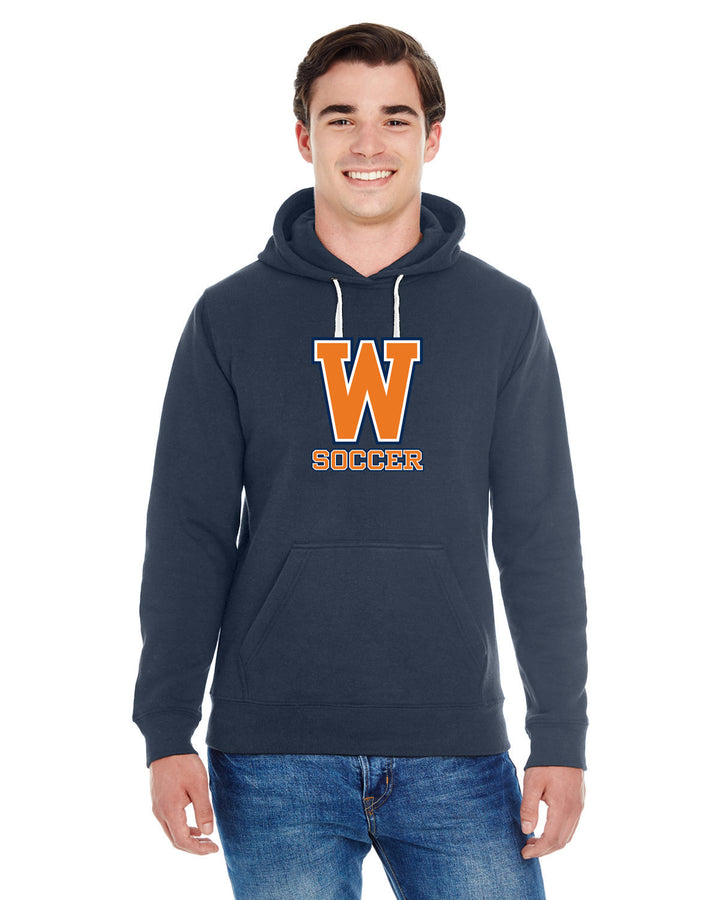 Walpole Boys Soccer Adult Pullover Fleece Hooded Sweatshirt (JA8871)